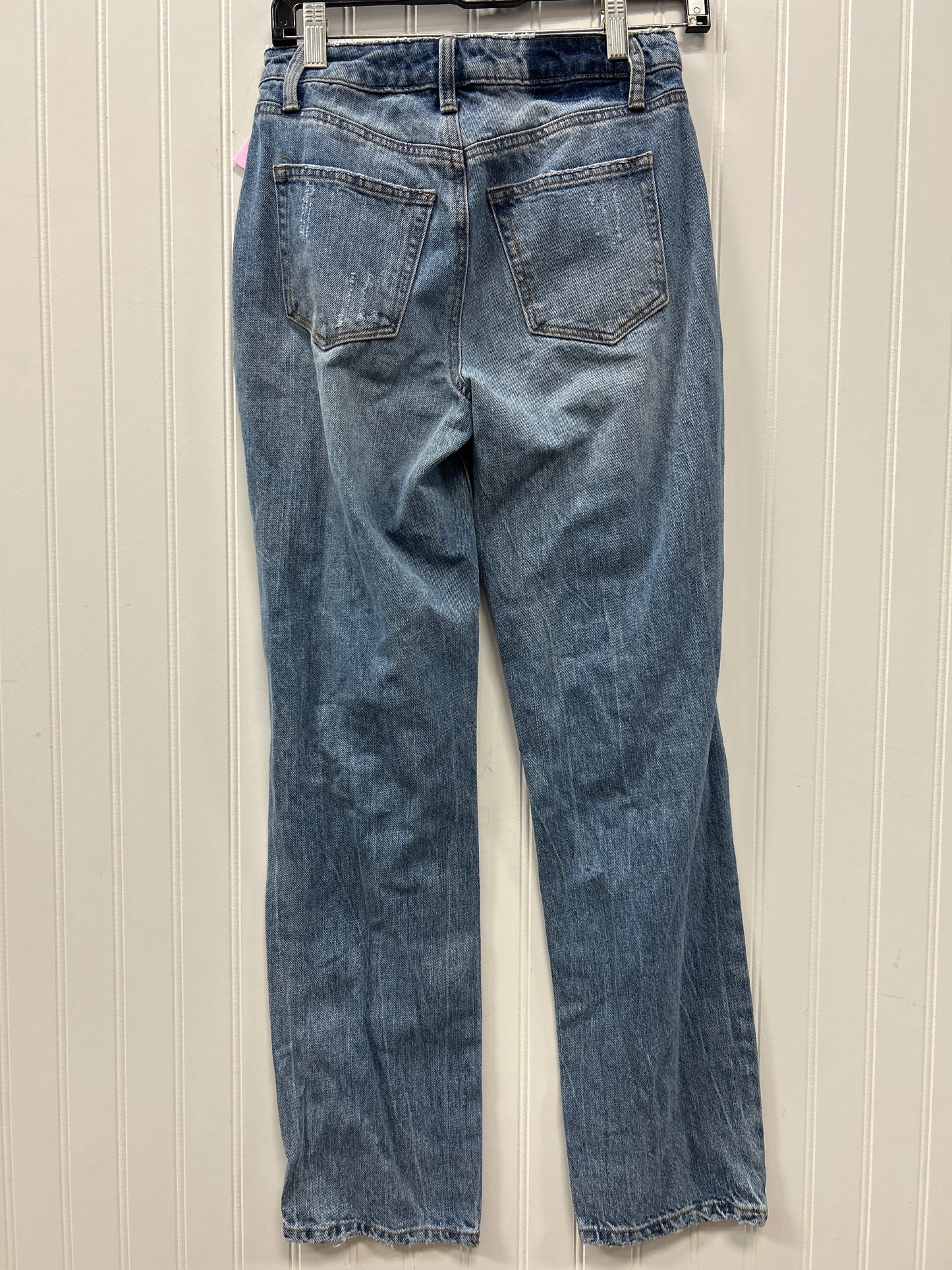 Jeans Straight By And Now This In Blue Denim, Size:2