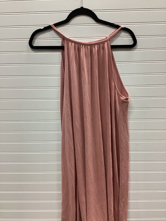 Dress Casual Midi By Double Zero In Pink, Size:L