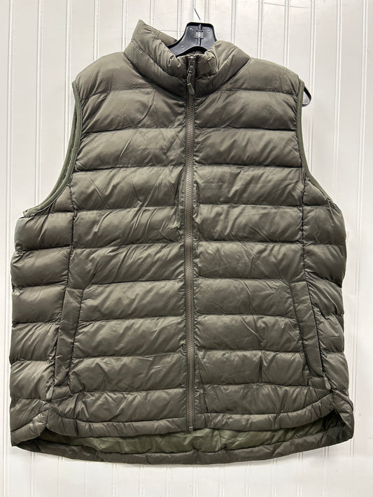 Vest Puffer & Quilted By 32 Degrees In Green, Size:1X