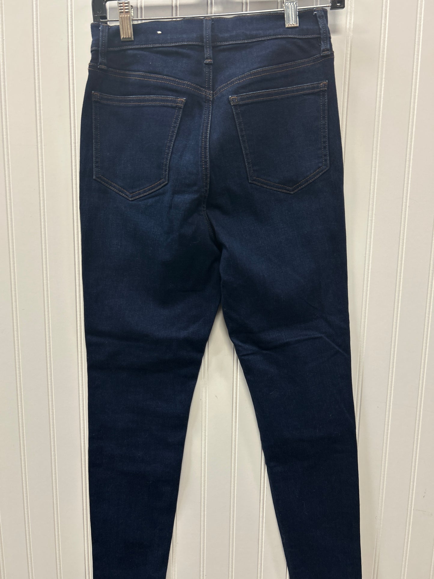 Jeans Skinny By Ann Taylor In Blue Denim, Size:6P