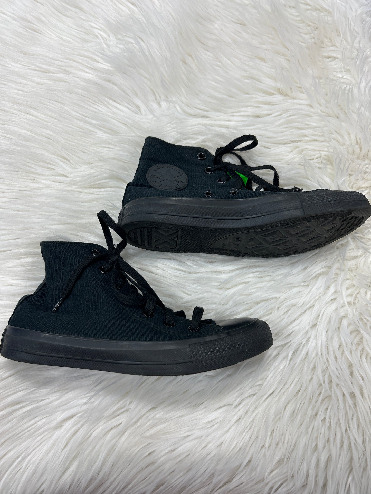 Shoes Sneakers By Converse In Black, Size:8
