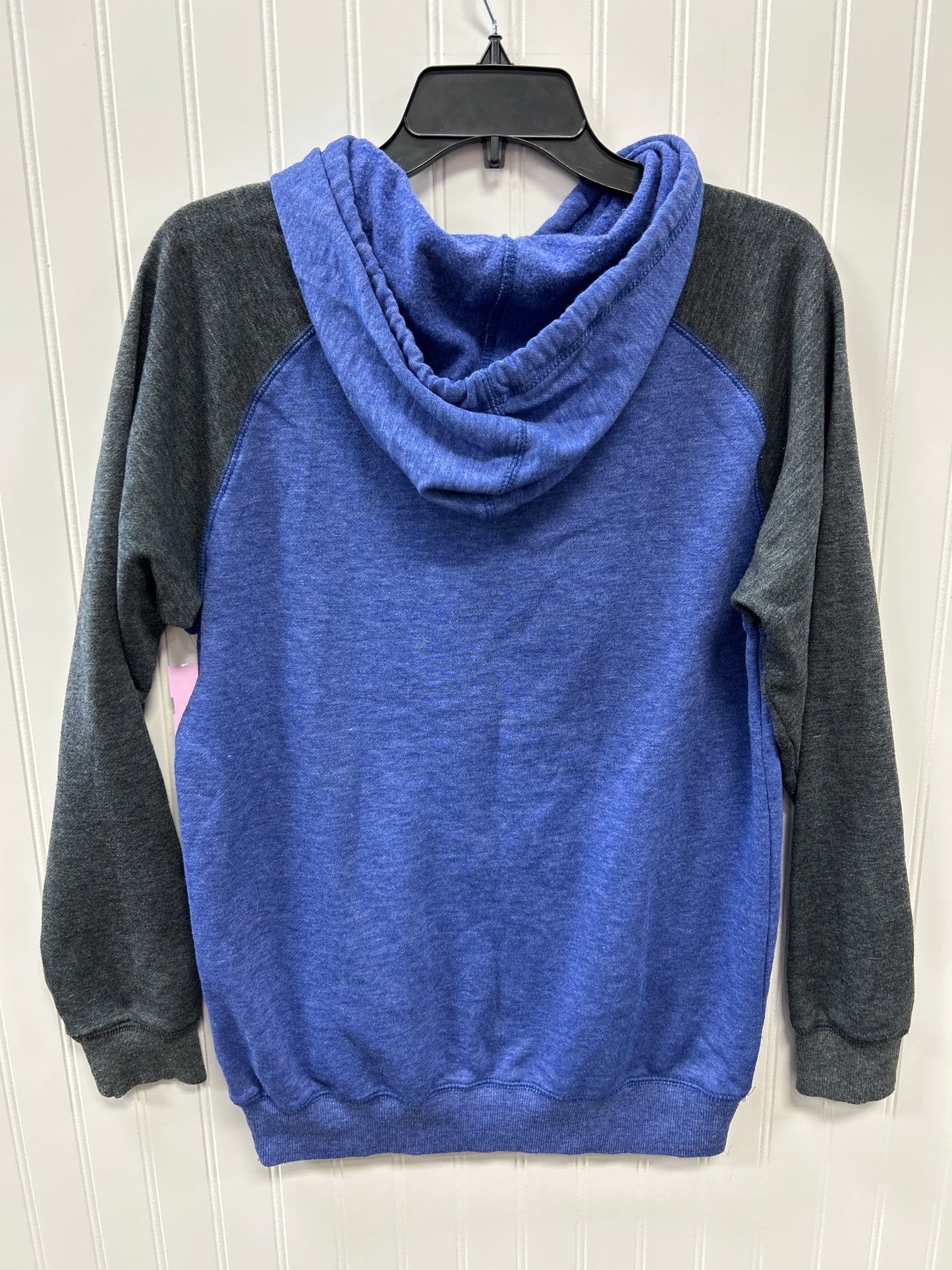 Sweatshirt Hoodie By District In Blue, Size:S