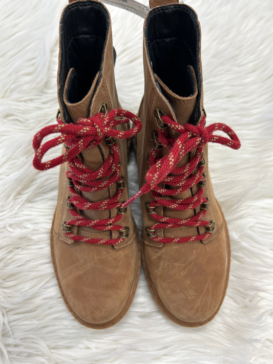 Boots Ankle Heels By Sorel In Brown, Size:8
