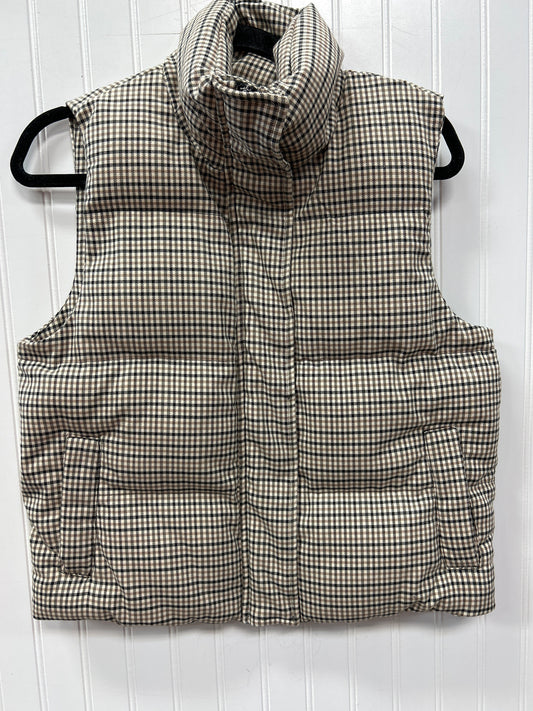 Vest Puffer & Quilted By A New Day In Plaid Pattern, Size:Xs