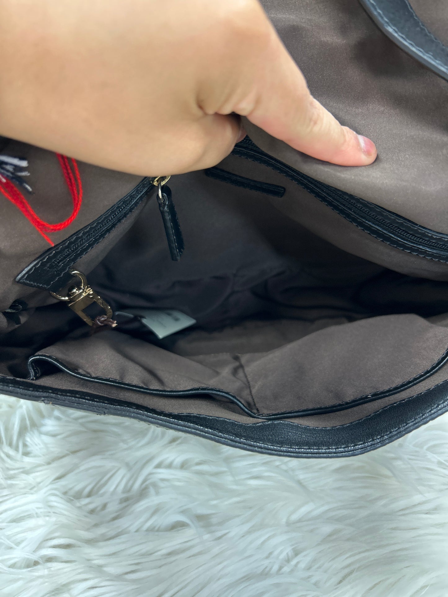 Handbag By Cole-Haan In Black, Size:Large
