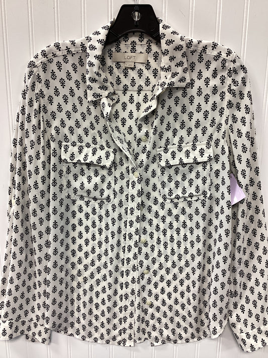 Top Ls By Loft In Cream, Size:S