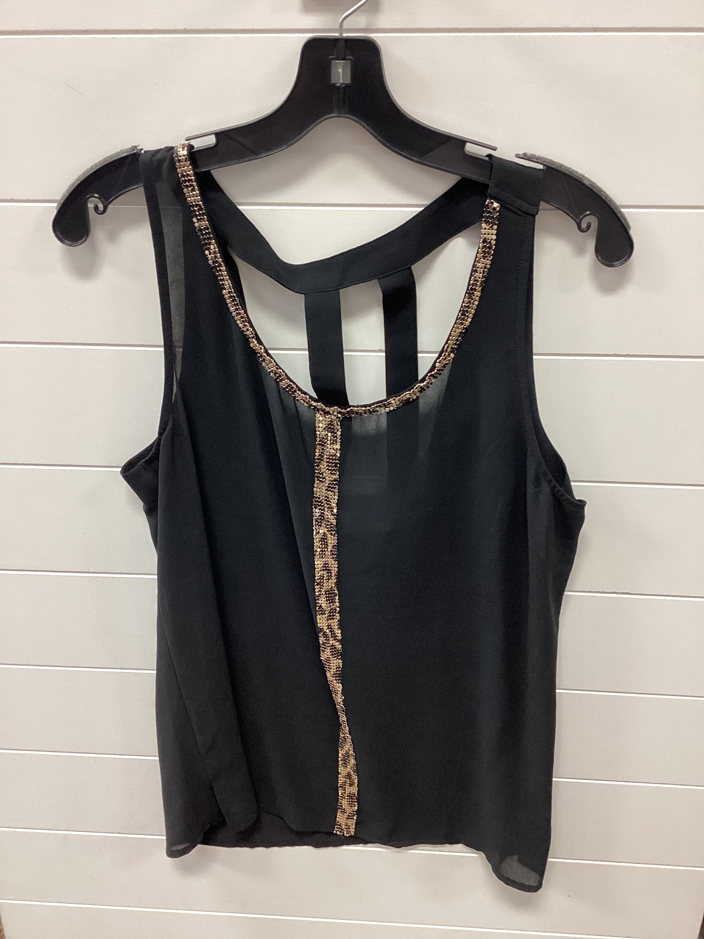 Top Sleeveless By Daytrip In Black, Size:M