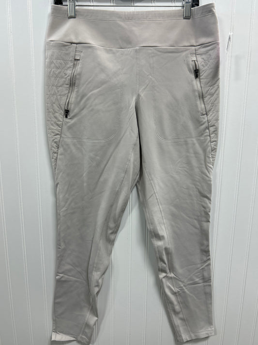 Athletic Leggings By Athleta In Cream, Size:L