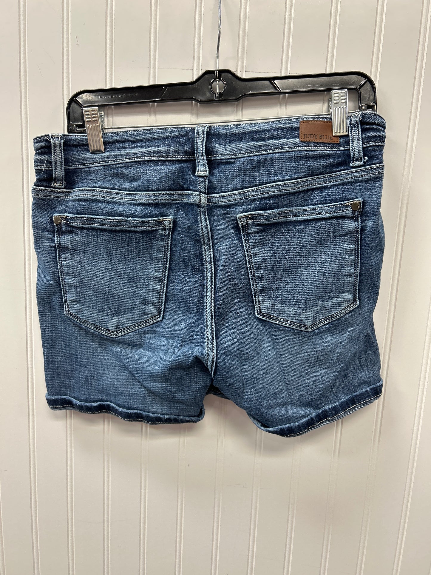 Shorts By Judy Blue In Blue Denim, Size:L