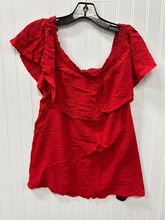 Top Ss By Maurices In Red, Size:Xl