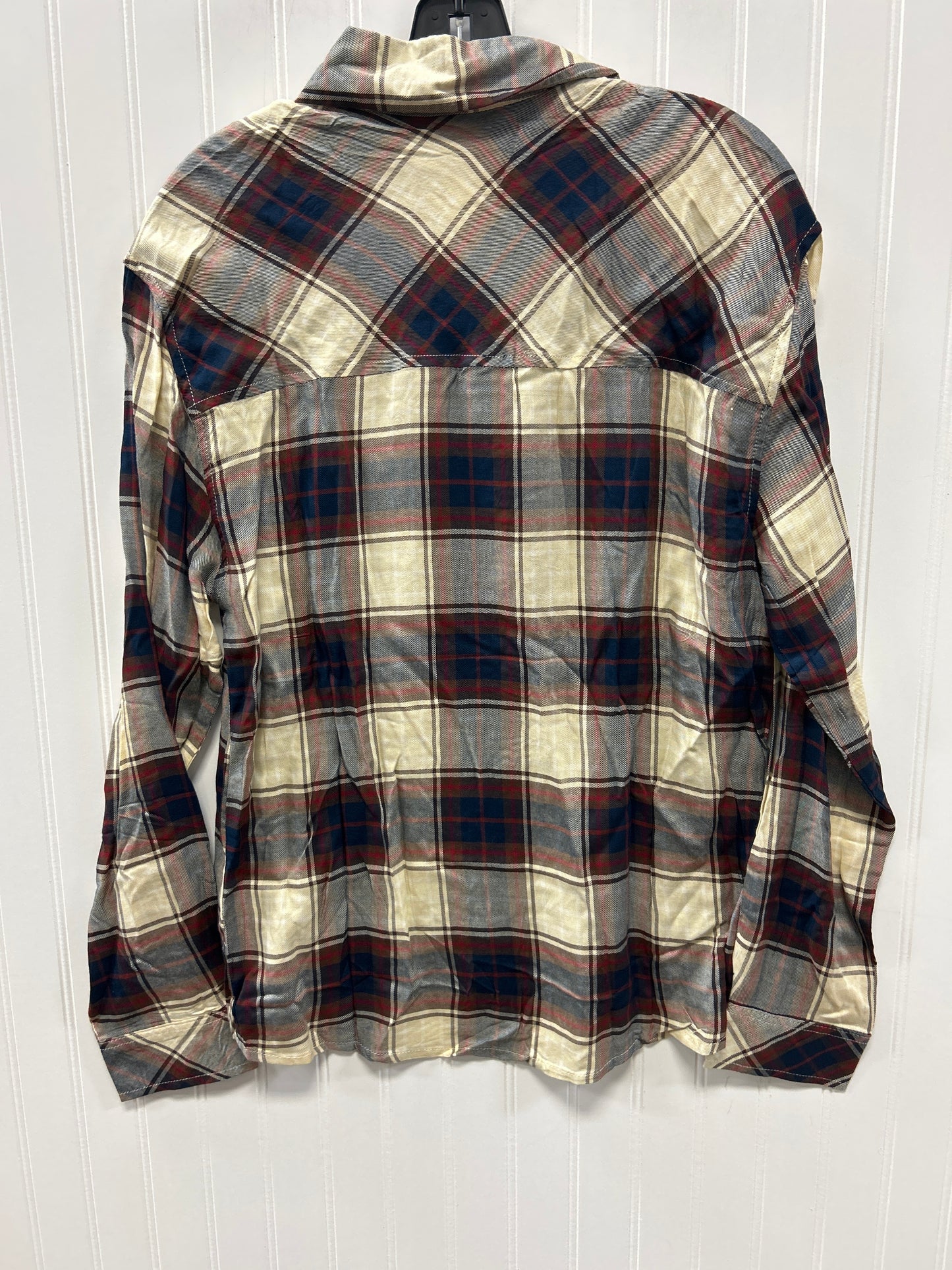 Top Ls By Cmc In Plaid Pattern, Size:Xs