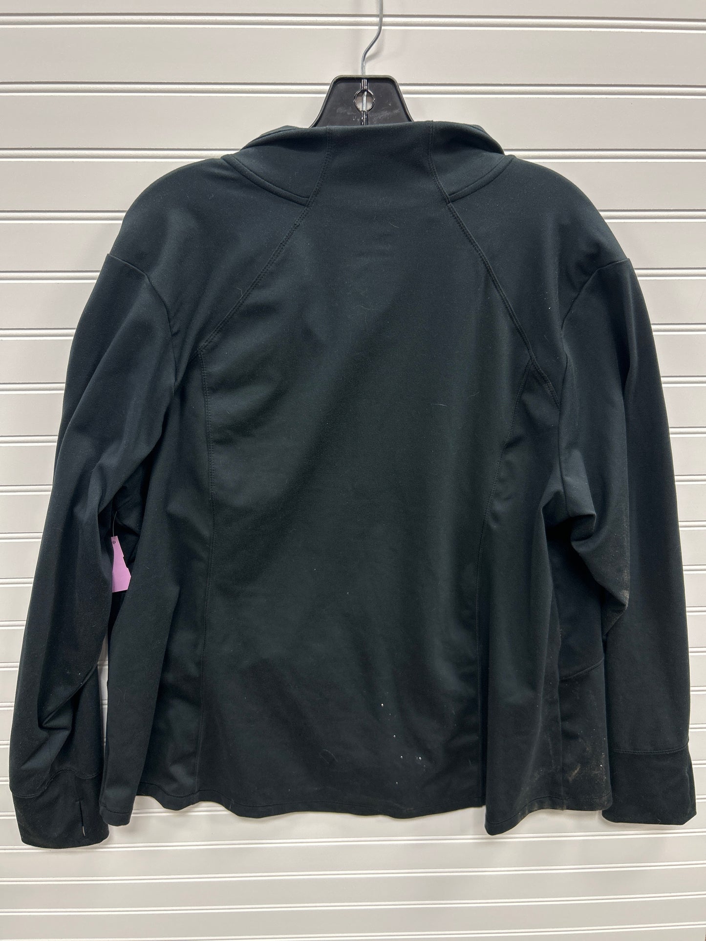 Athletic Jacket By All In Motion In Black, Size:2X