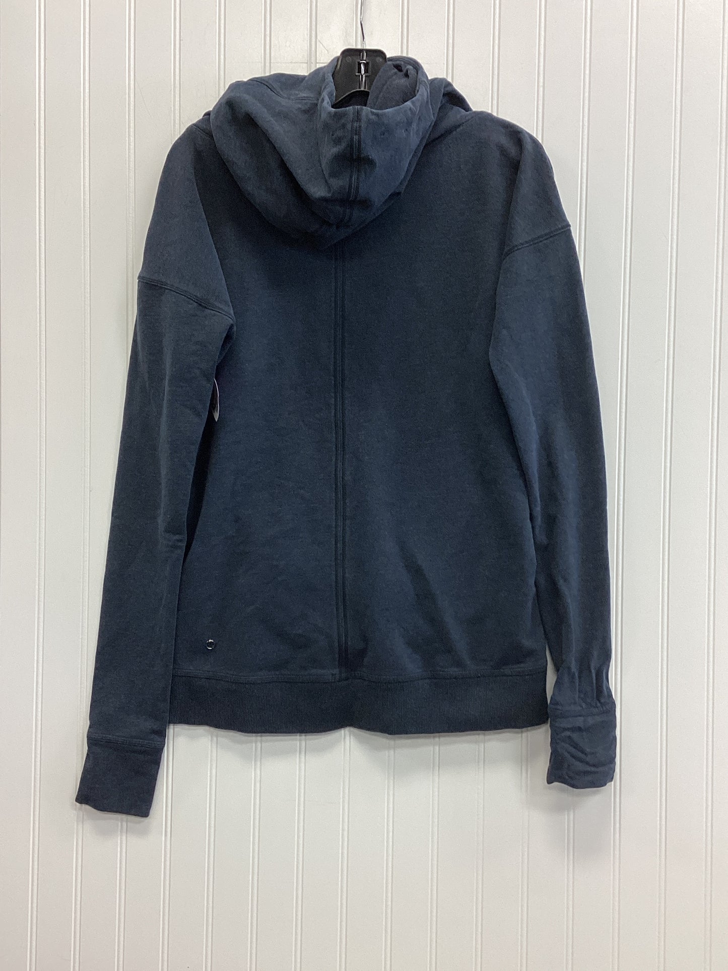 Athletic Sweatshirt Hoodie By Lululemon In Navy, Size:2