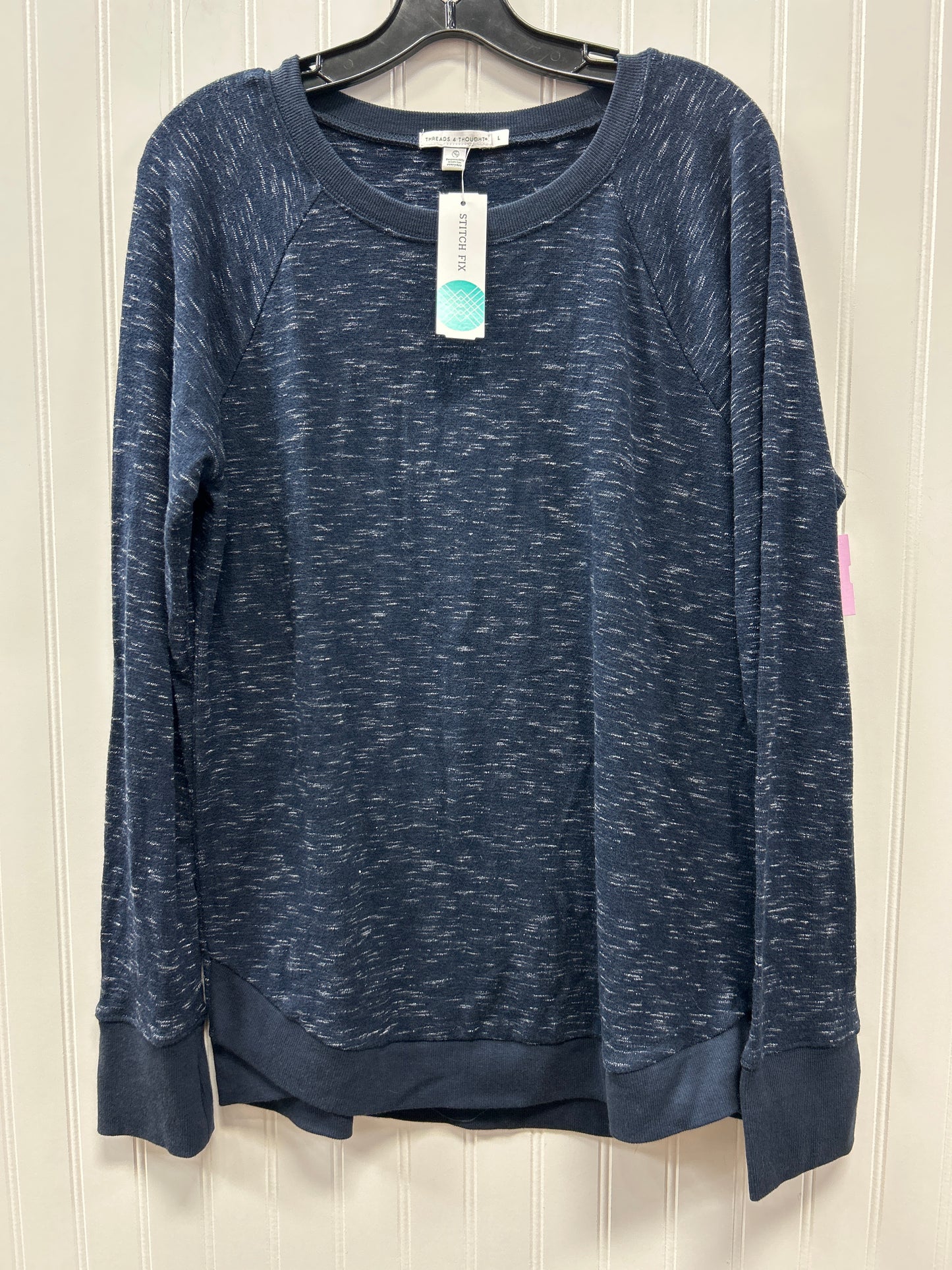 Top Ls By Threads 4 Thought In Navy, Size:L NWT