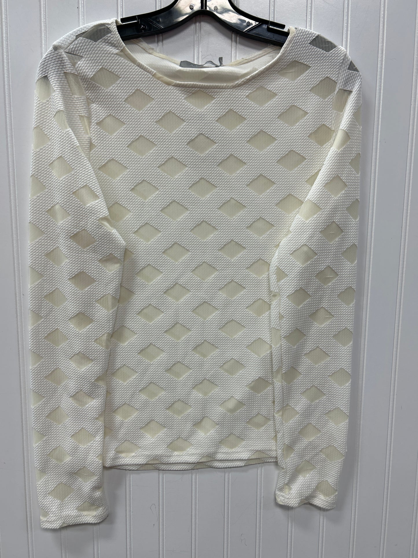 Top Ls By Bke In Cream, Size:L