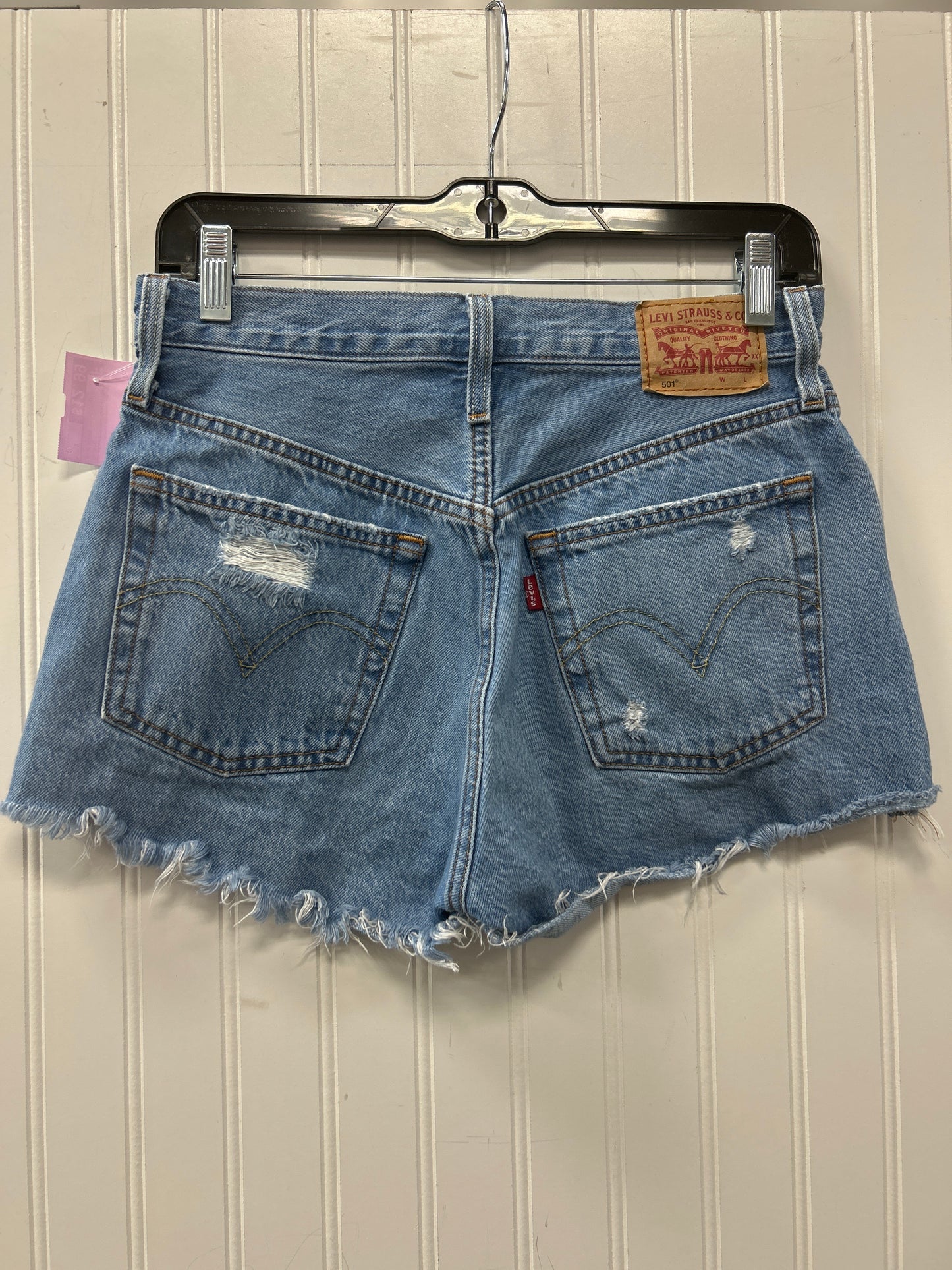 Shorts By Levis In Blue Denim, Size:2