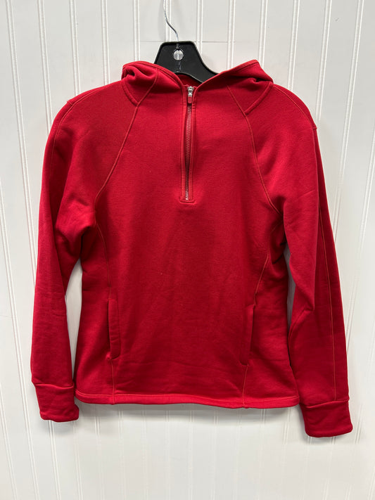 Athletic Top Ls Hoodie By Athleta In Red, Size:S