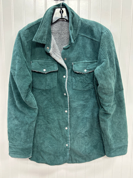 Jacket Fleece By Bluivy In Green, Size:Xl