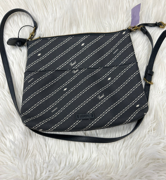 Crossbody By Fossil In Black, Size:Medium