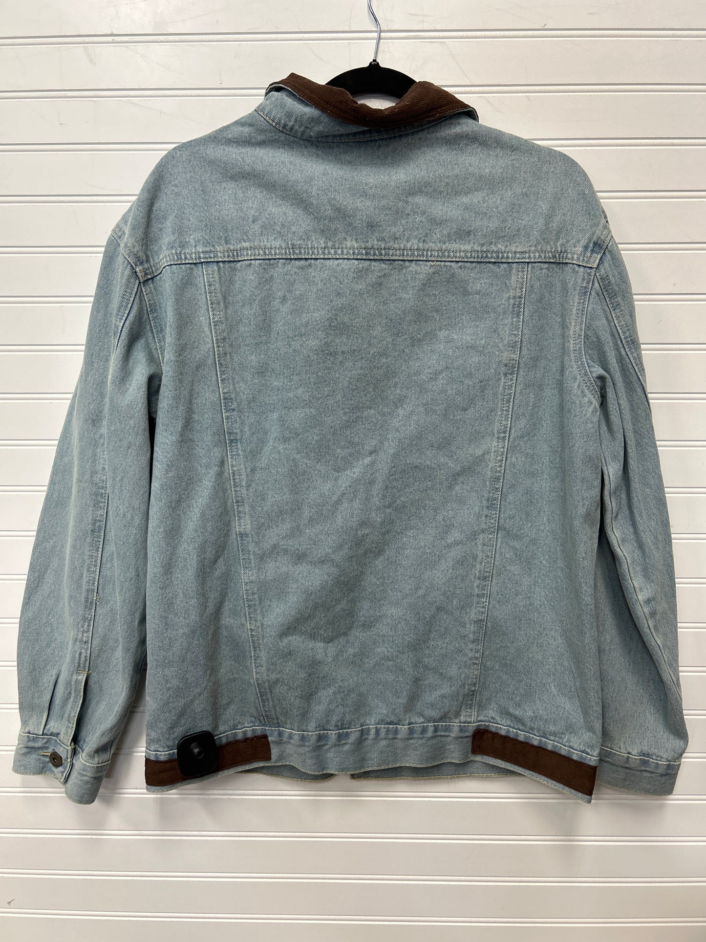 Jacket Denim By Commense In Blue Denim, Size:S