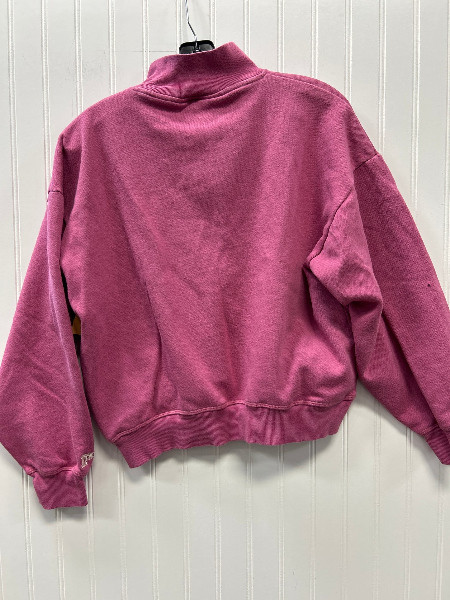 Athletic Top Ls Collar By Pink In Pink, Size:S