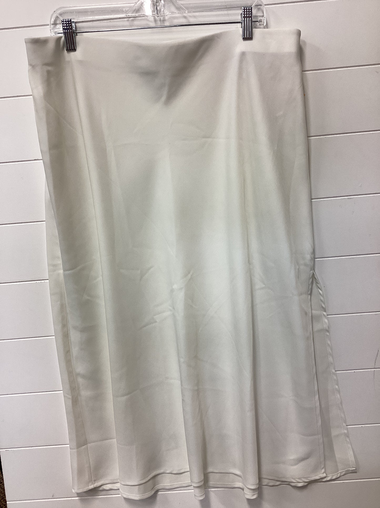 Skirt Midi By A New Day In White, Size:1X