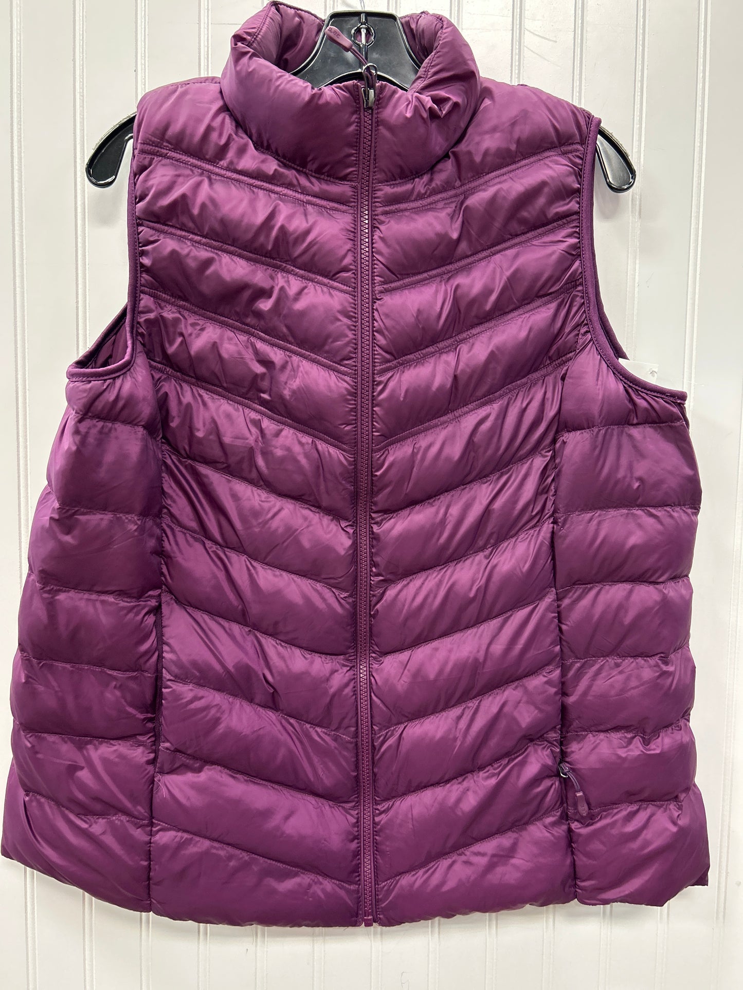 Vest Puffer & Quilted By 32 Degrees In Purple, Size:Xl
