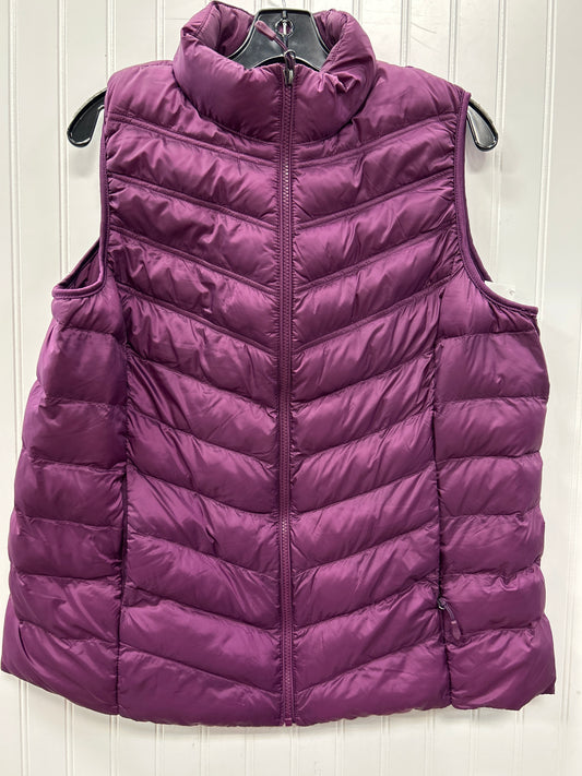 Vest Puffer & Quilted By 32 Degrees In Purple, Size:Xl