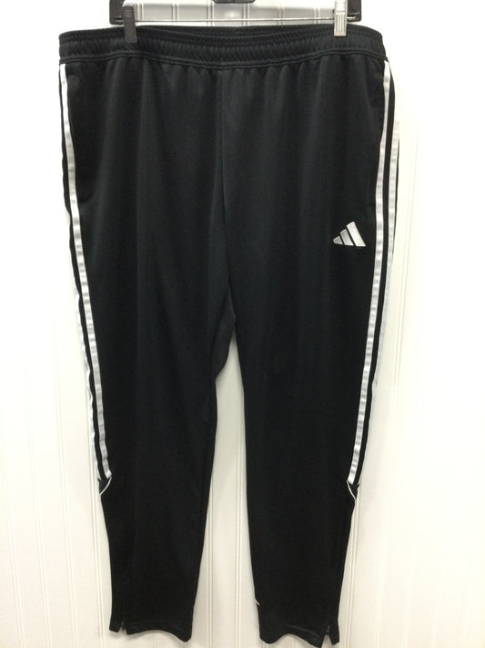 Athletic Pants By Adidas In Black, Size:2X