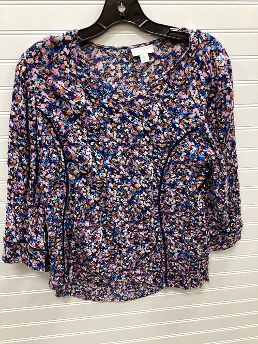 Top Ls By J. Jill In Purple, Size:Xsp