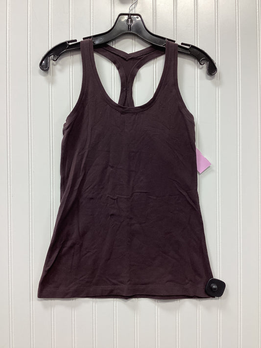 Athletic Tank Top By Lululemon In Purple, Size:6