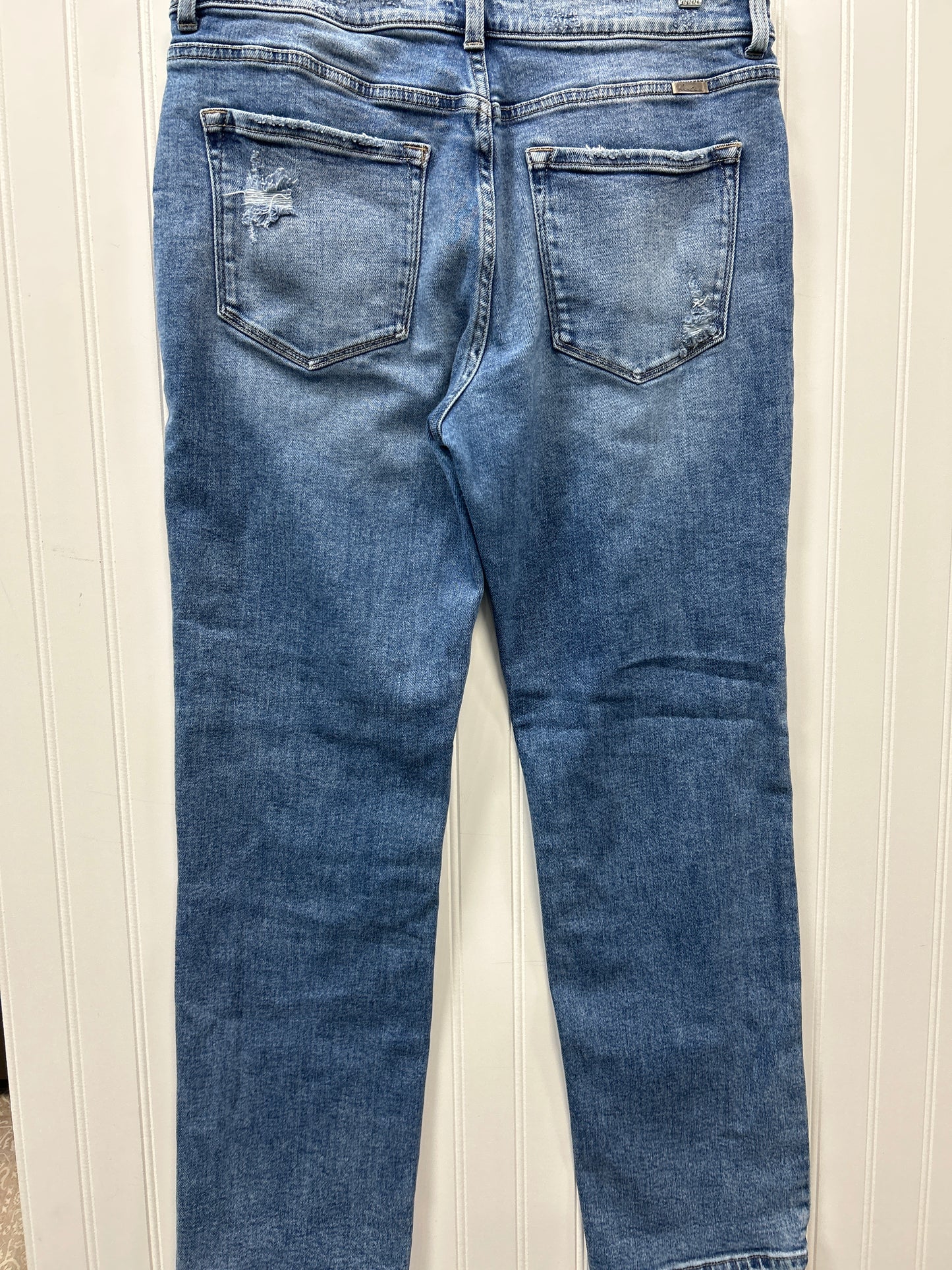 Jeans Straight By Kancan In Blue Denim, Size:8