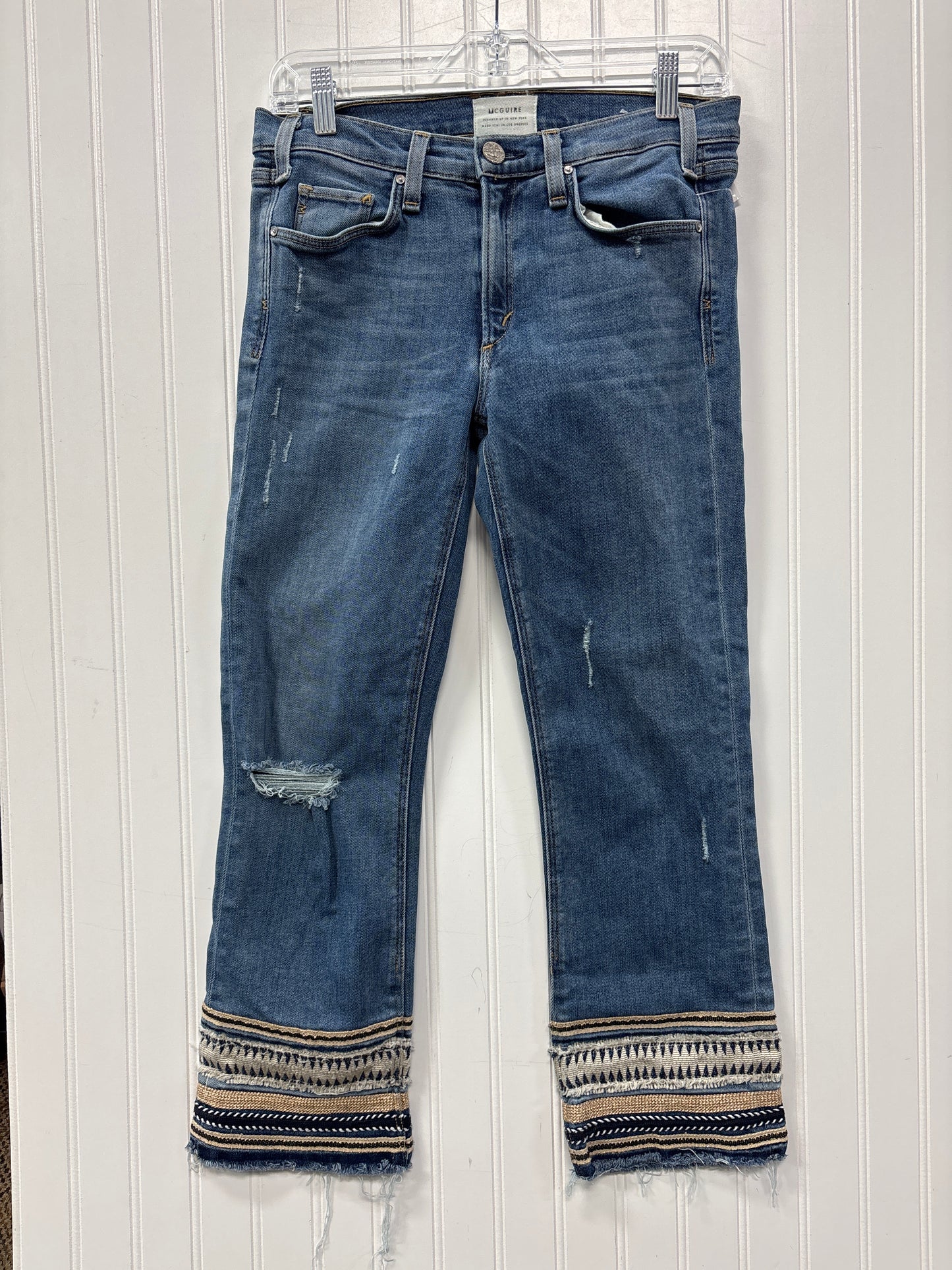 Jeans Boot Cut By Cmb In Blue Denim, Size:6