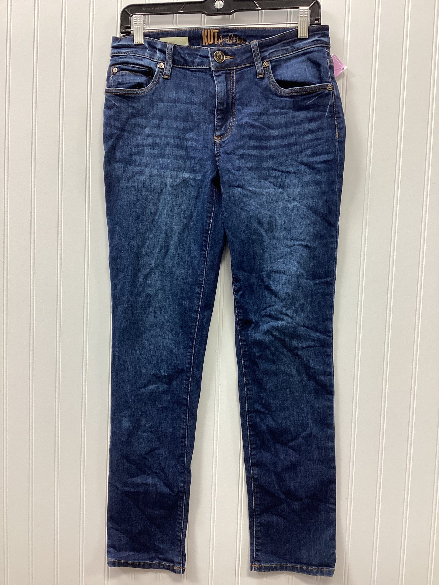 Jeans Boyfriend By Kut In Blue Denim, Size:4