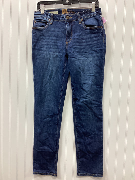 Jeans Boyfriend By Kut In Blue Denim, Size:4