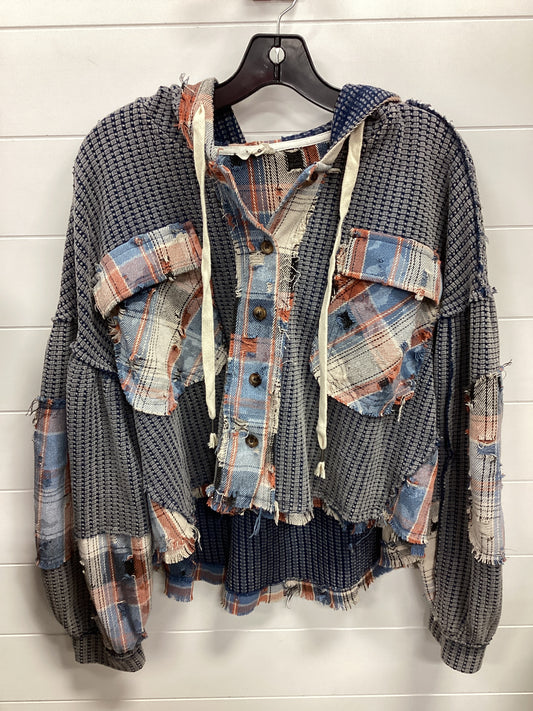Top Ls By Pol In Blue, Size:S