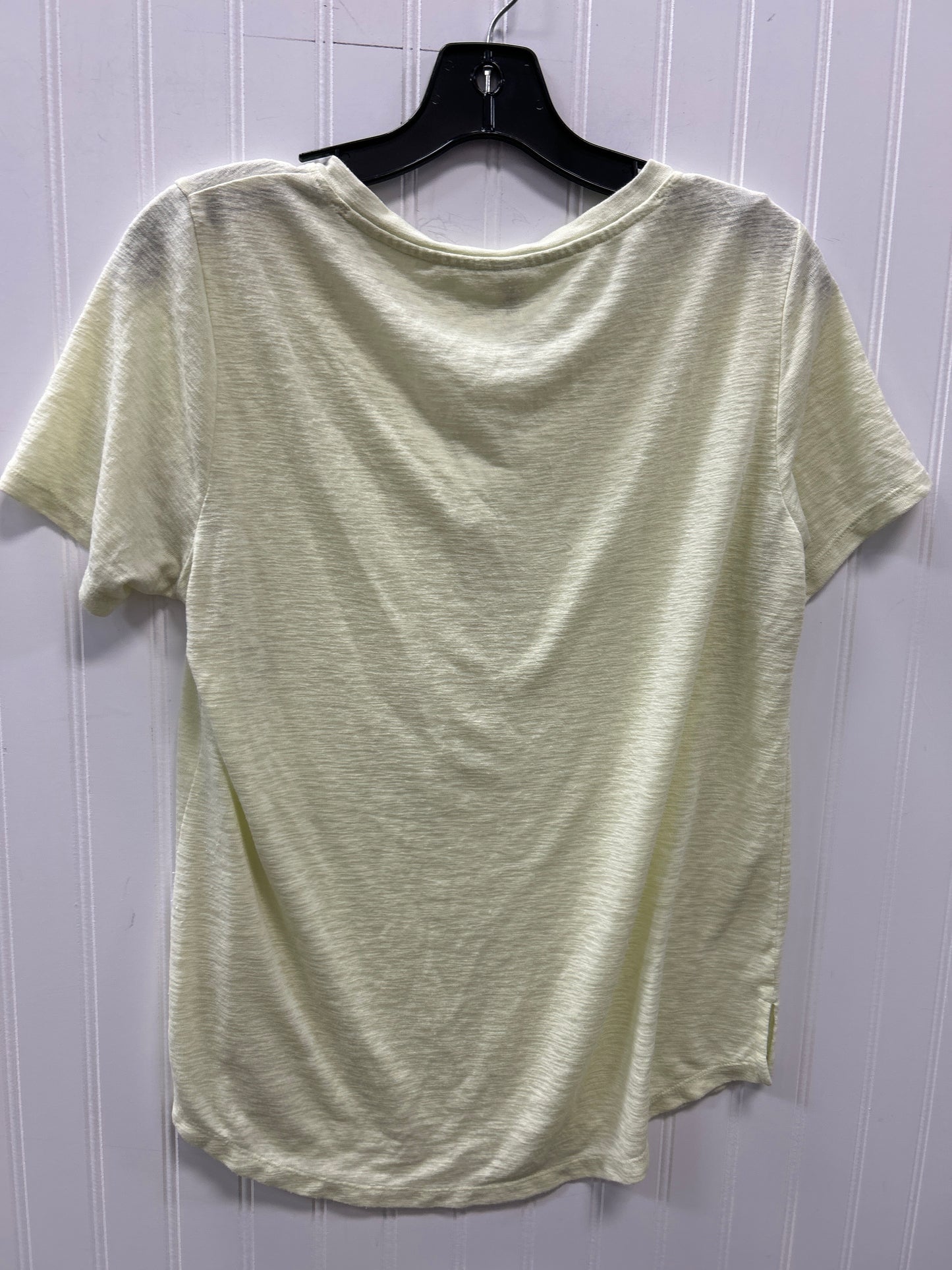 Athletic Top Ss By Athleta In Yellow, Size:M