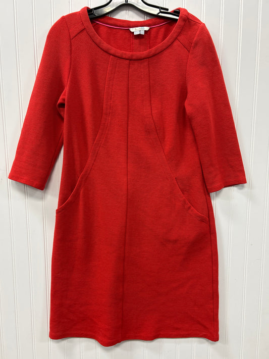 Dress Work By Boden In Red, Size:8