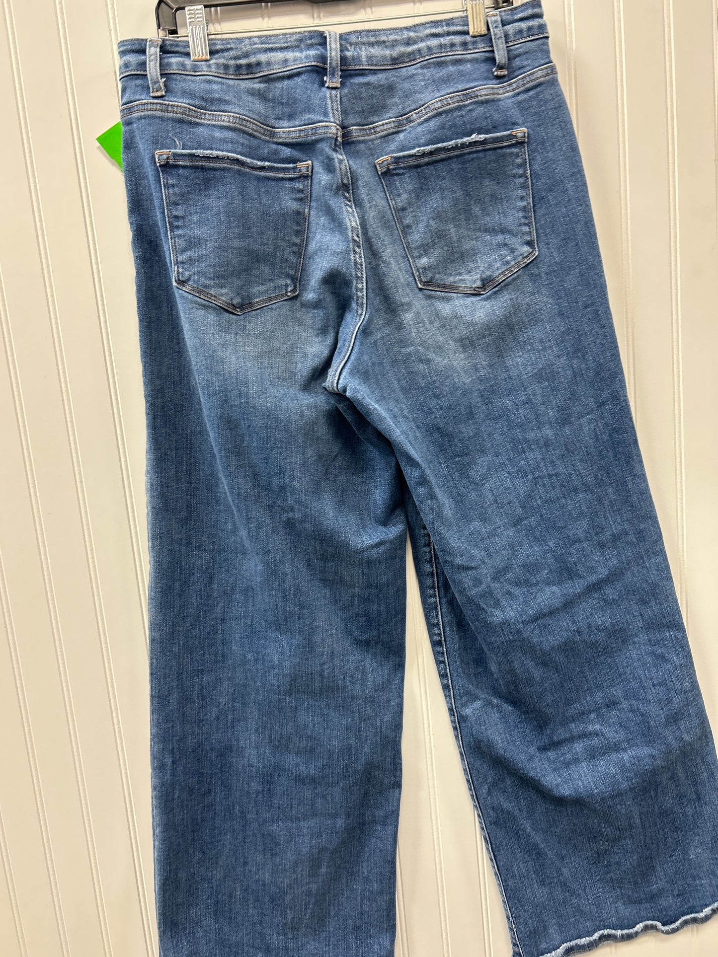 Jeans Straight By Vervet In Blue Denim, Size:12