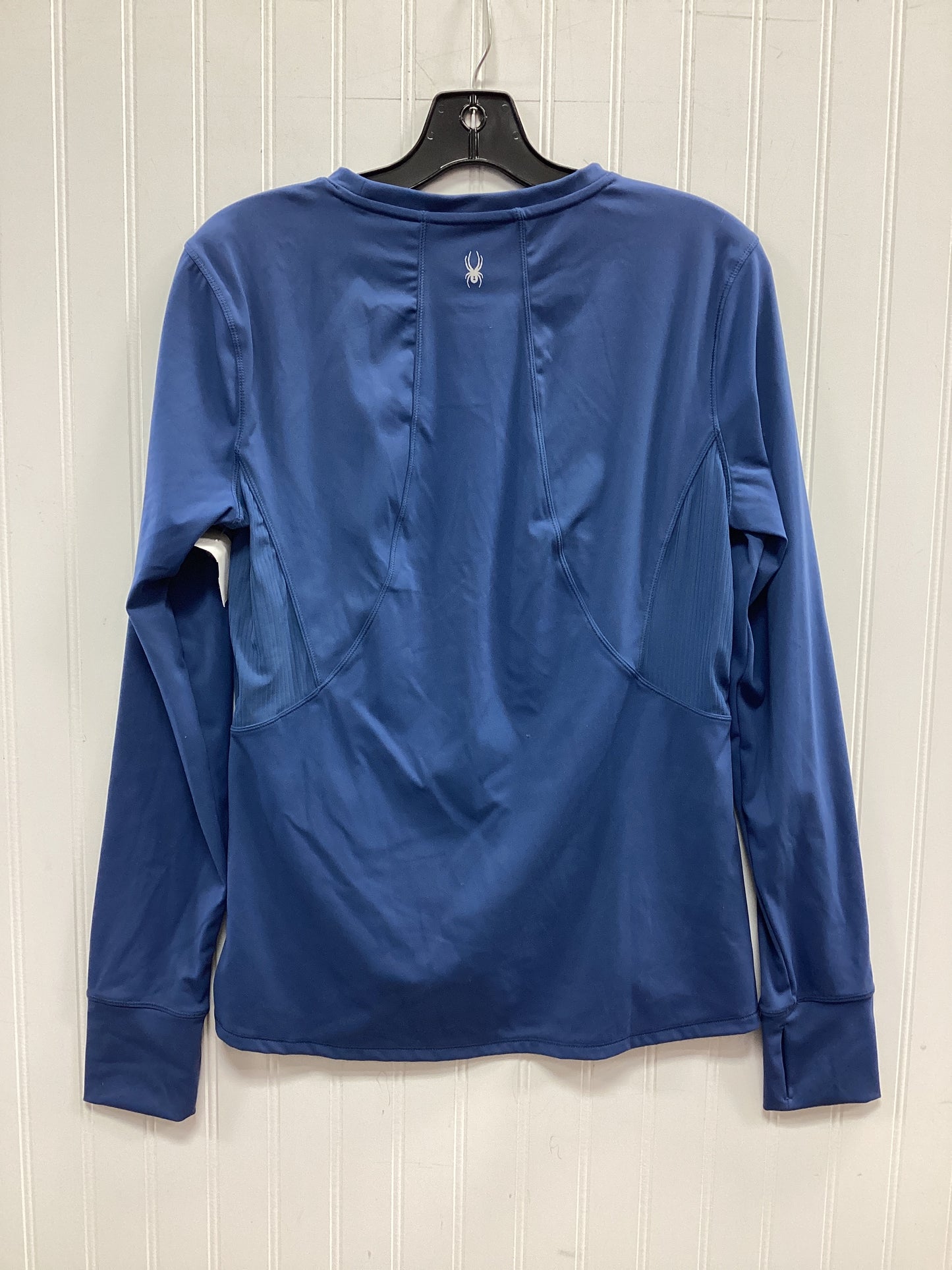 Athletic Top Ls Crewneck By Spyder In Blue, Size:L