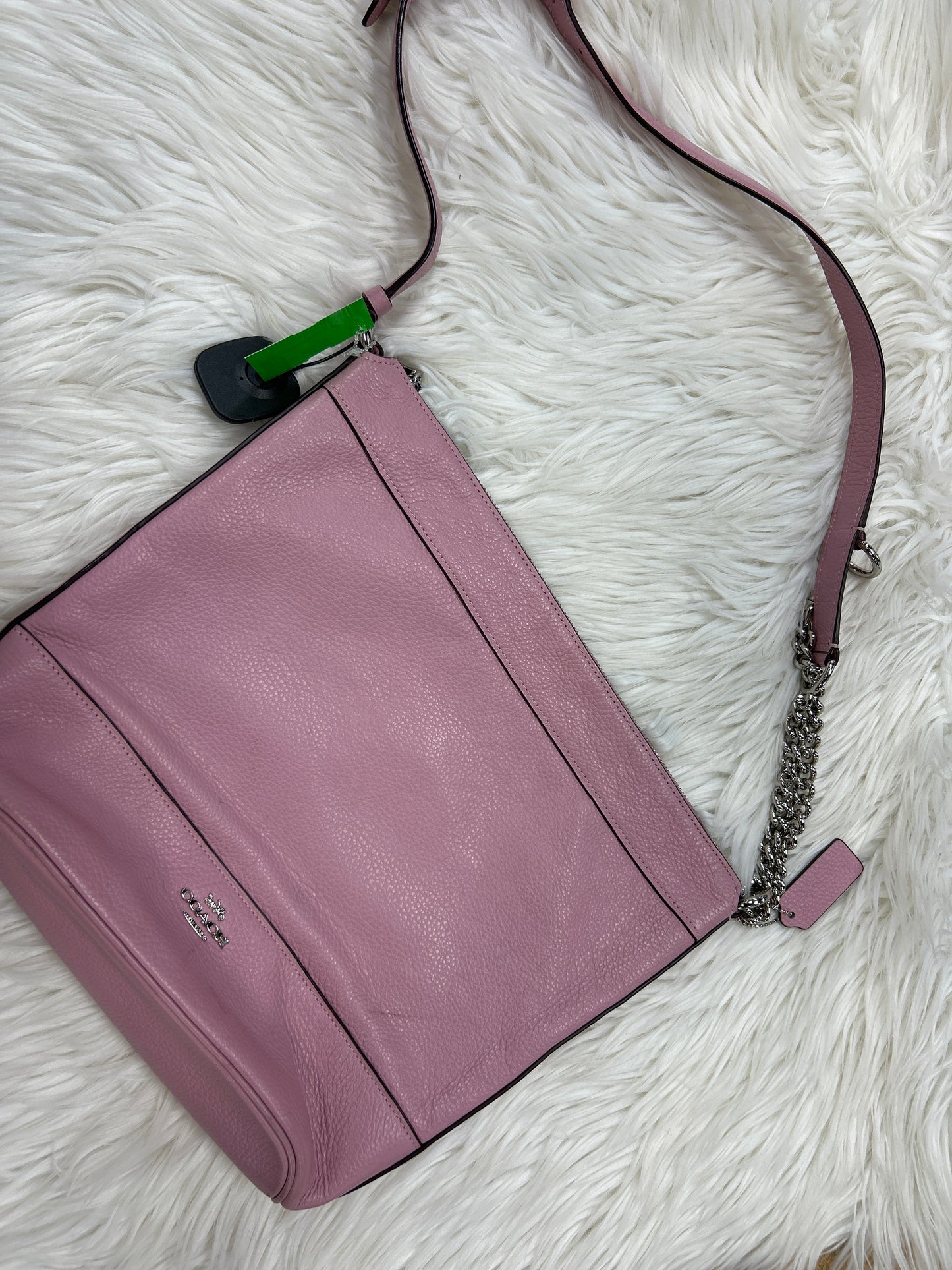 Handbag Designer By Coach In PINK , Size:Medium