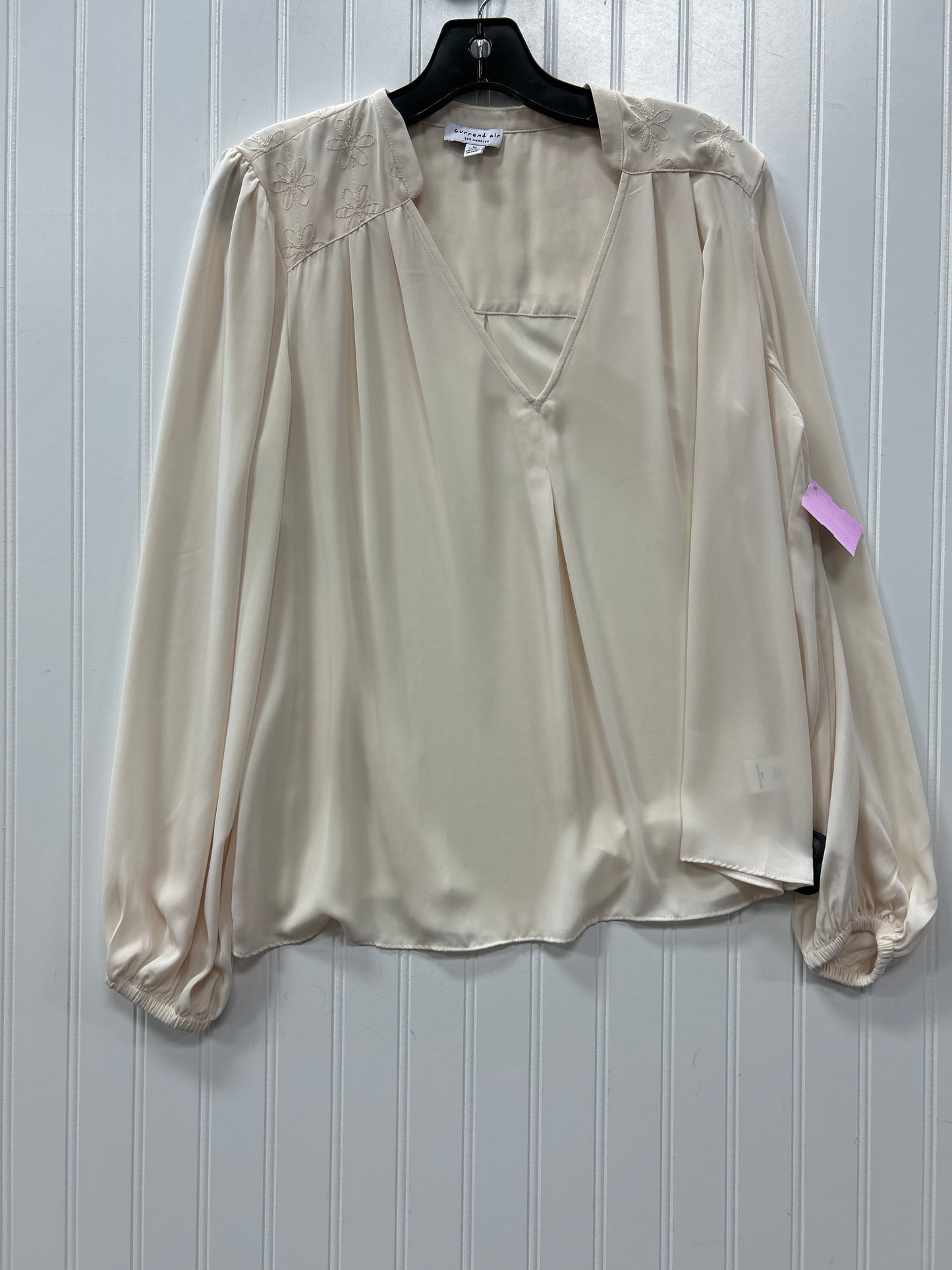 Top Ls By Current Air In Cream, Size:M