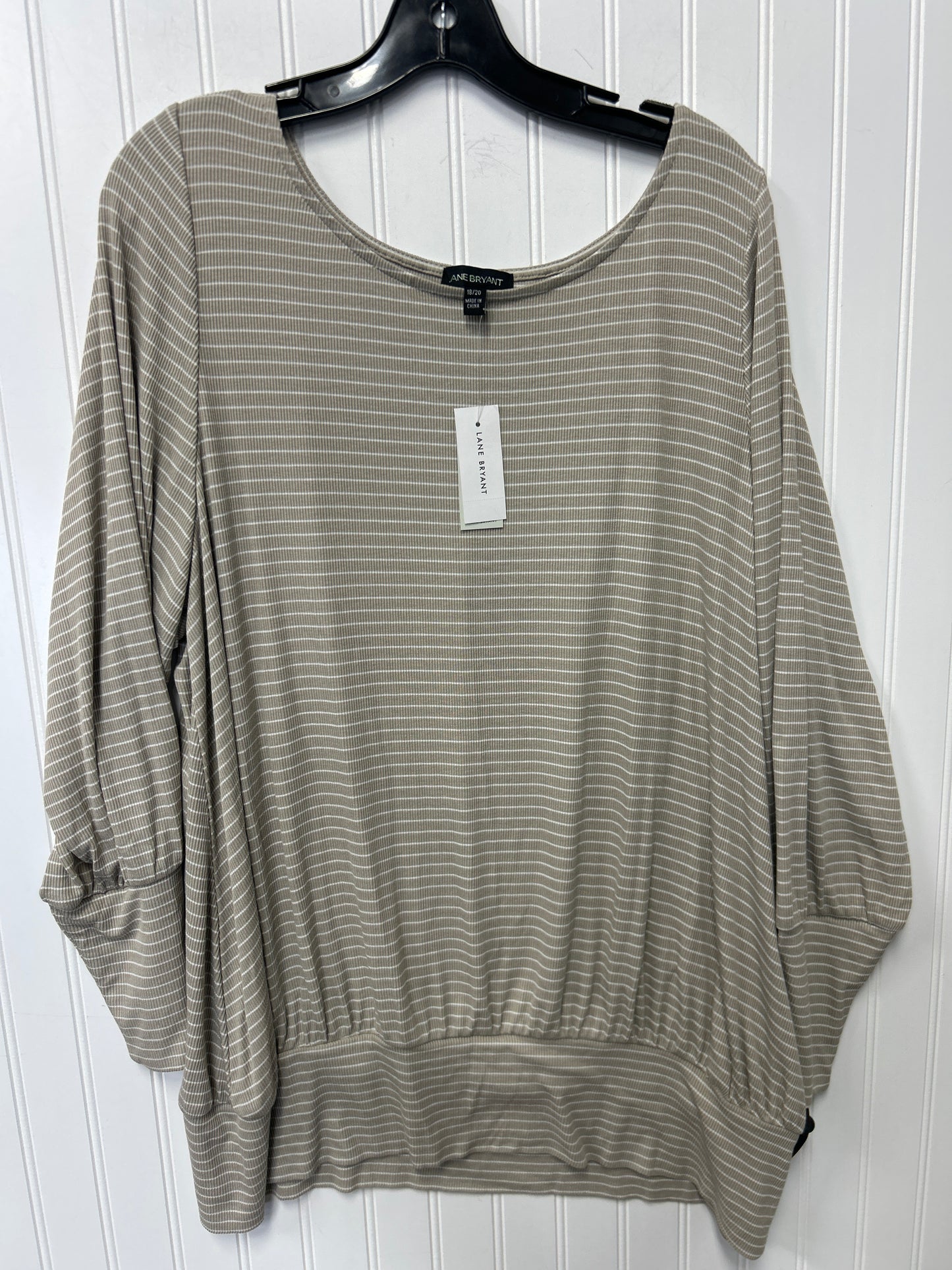 Top Ls By Lane Bryant In Cream, Size:1X