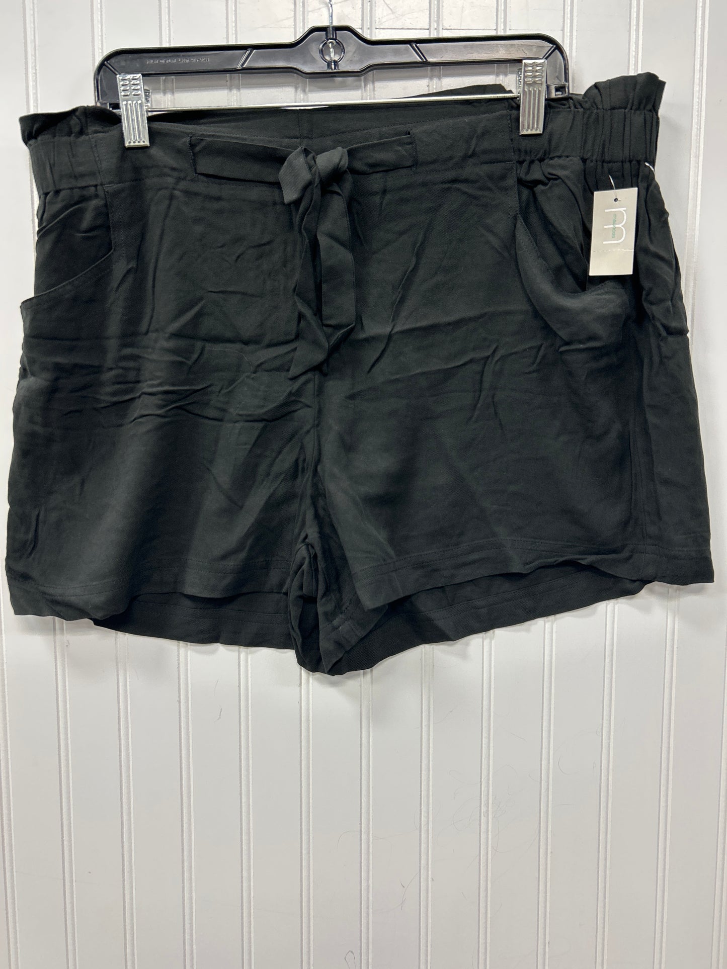Shorts By Maurices In Black, Size:Xl