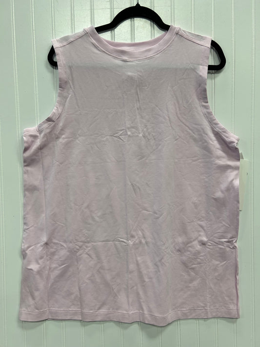 Athletic Tank Top By Lululemon In Pink, Size:Xl