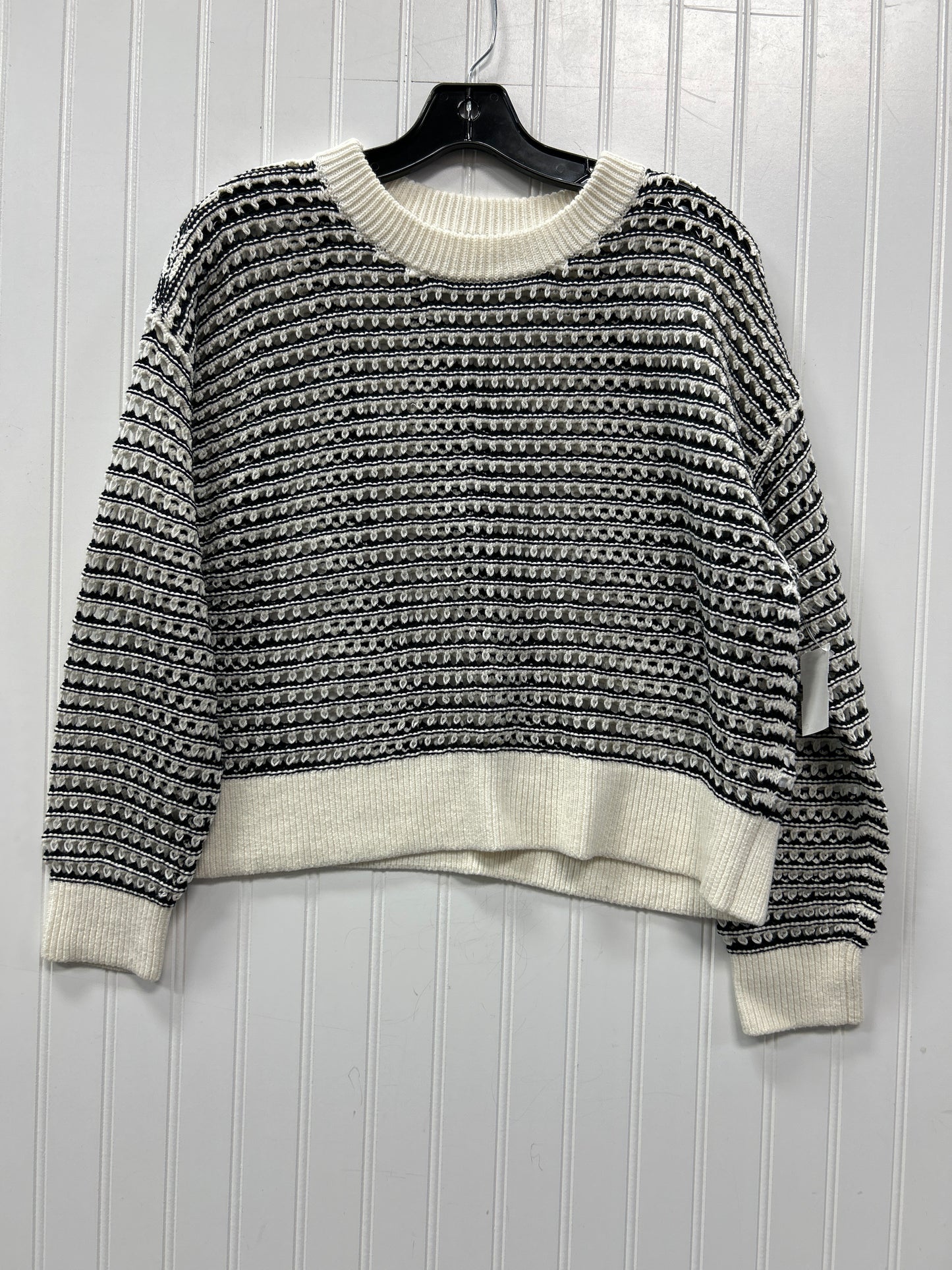 Sweater By Old Navy In Black & White, Size:S