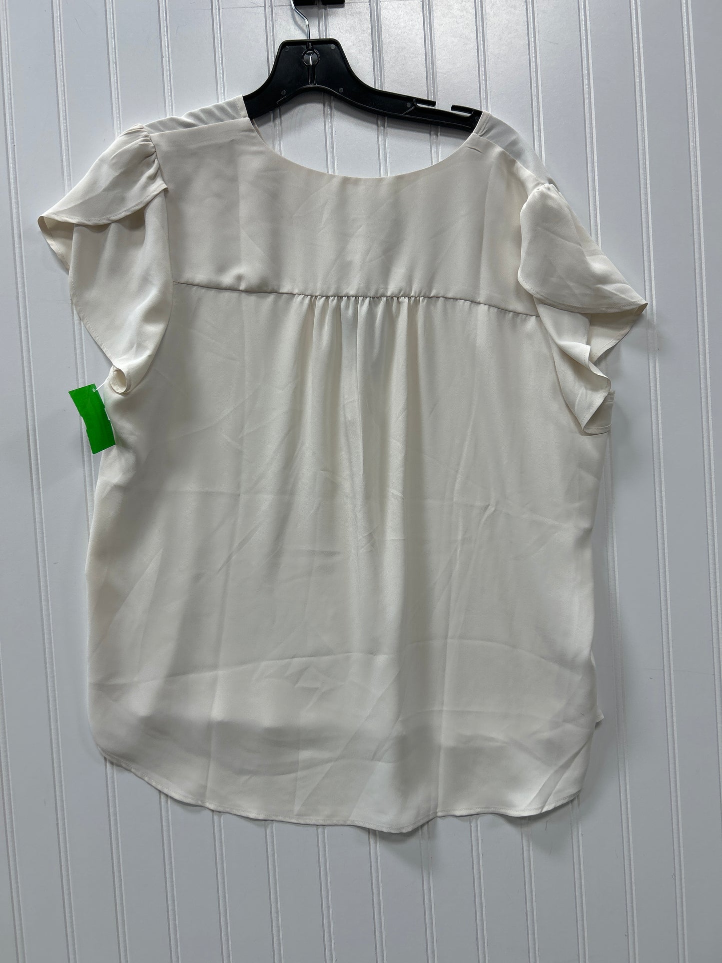 Top Ss By Loft In Cream, Size:Sp