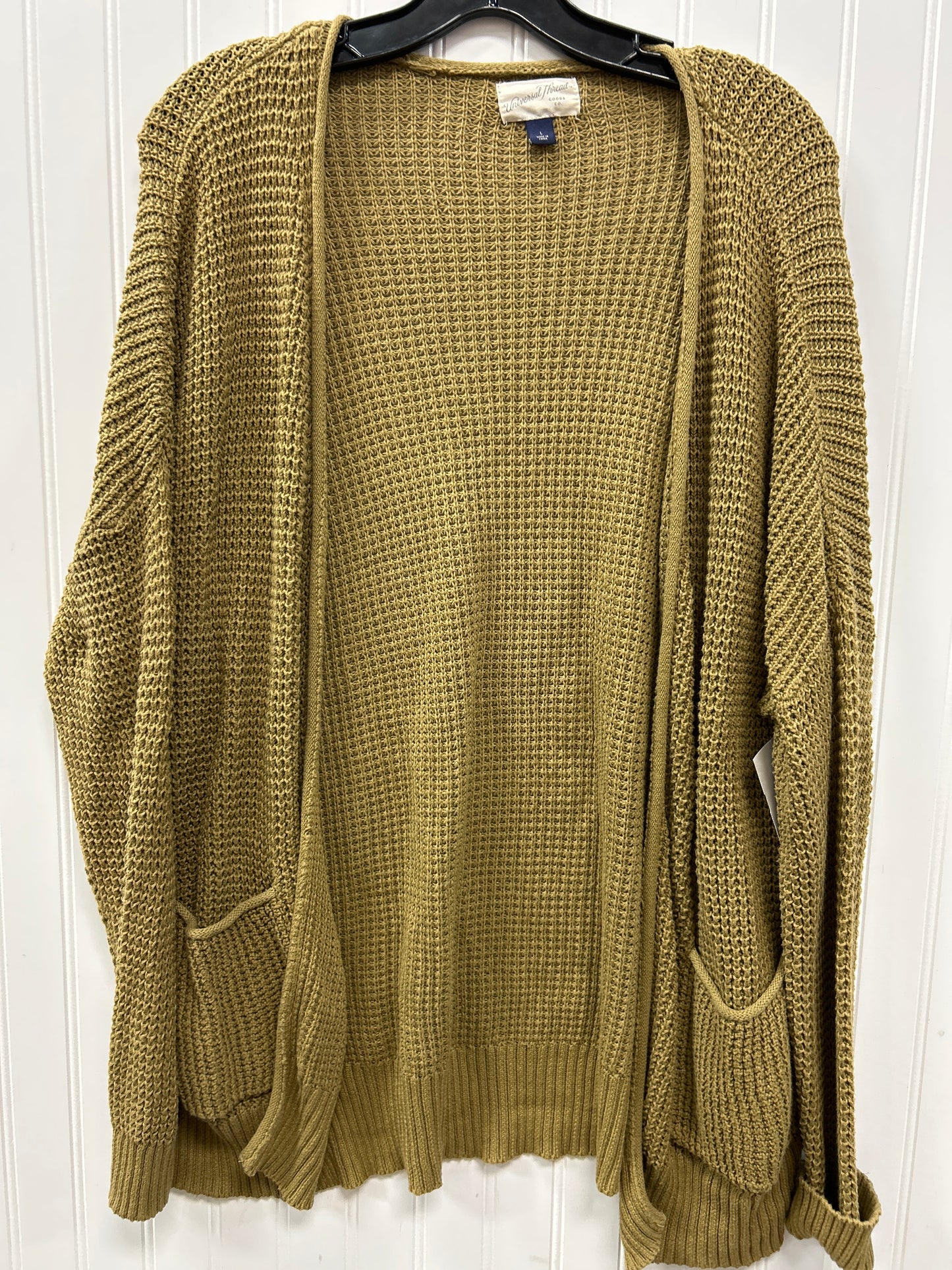 Sweater Cardigan By Universal Thread In Brown, Size:L