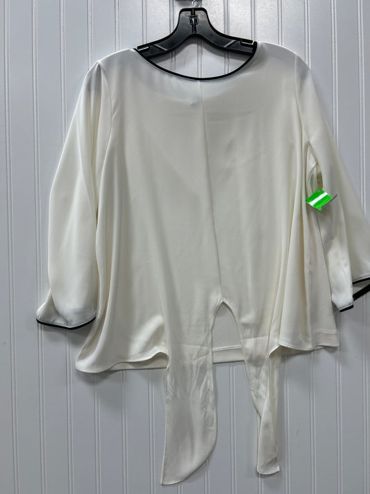 Top Ls By Ann Taylor In White, Size:M