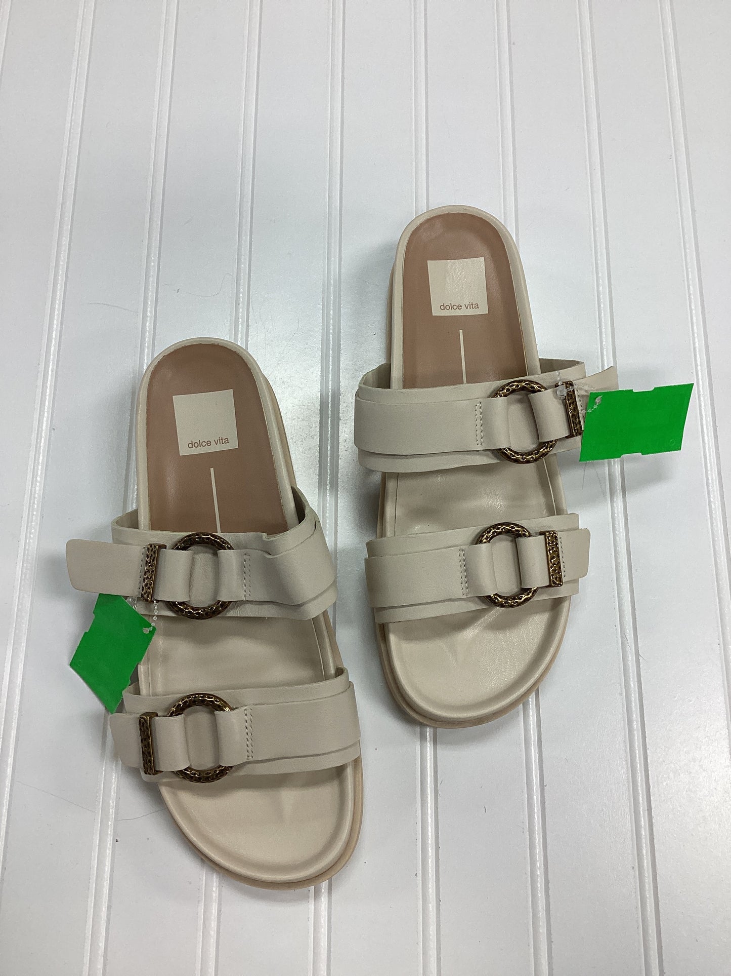 Sandals Flats By Dolce Vita In Cream, Size:8 NEW